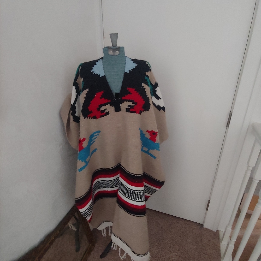 Traditional Mexican Poncho